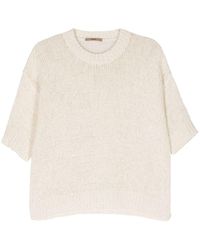 Roberto Collina - Short Sleeves Round Neck Pullover - Lyst