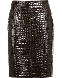 Tom Ford - Leather Skirt - Lyst