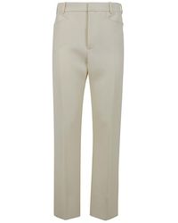 Tom Ford - Wool And Silk Blend Twill Tailored Pants - Lyst