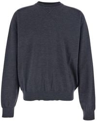 Jacquemus - Crew Neck Sweater With Back Logo - Lyst