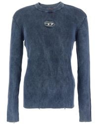 DIESEL - Darlin Ribbed Cotton Top - Lyst