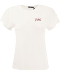 Polo Ralph Lauren - Crew-neck T-shirt With Embroidery - Lyst