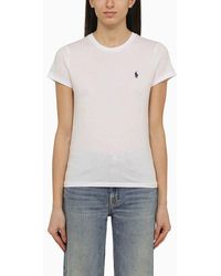 Polo Ralph Lauren - Classic White T Shirt - Lyst