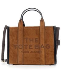 Marc Jacobs - 'The Medium Tote' Handbag With Logo Lettering On The Front And Adjustable And Removable Shoulder Strap - Lyst