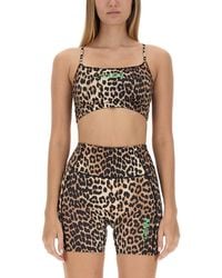 Ganni - Spotted Print Top - Lyst