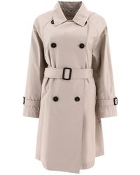 Max Mara The Cube - Double-Breasted Trench Coat - Lyst
