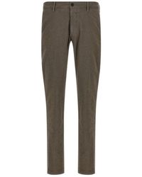 Incotex - Micro Check Pants - Lyst
