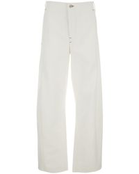 Jacquemus - 'Le De-Nimes Scala' Pants With Tapered Leg And Belt Loops - Lyst