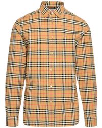 burberry button down mens