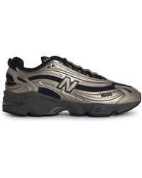 New Balance - '1000' Leather Blend Sneakers - Lyst
