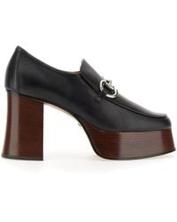 Gucci - Horsebit Leather Platform Loafer - Lyst