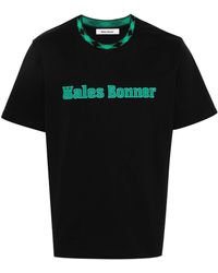 Wales Bonner - Logo Cotton T-Shirt - Lyst