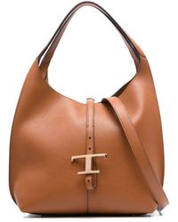Tod's - Mini Timeless Grained Leather Shoulder Handbag - Lyst