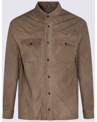 Giorgio Brato - Brown Leather Western Jacket - Lyst