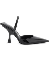 The Attico - Faux Leather Slingback Pumps - Lyst