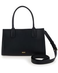 Versace - 'Medusa 95' Tote Bag With Logo Detail - Lyst
