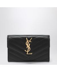 Saint Laurent - Monogram Envelope Small Wallet - Lyst