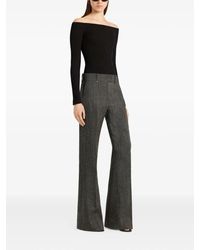 Courreges - "Off Shoulder" Rib Knit Top - Lyst