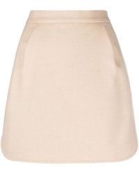 Max Mara - Wool Mini Skirt - Lyst