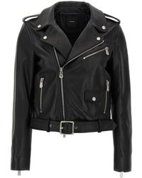 Pinko - 'Costa Rica' Biker Jacket - Lyst