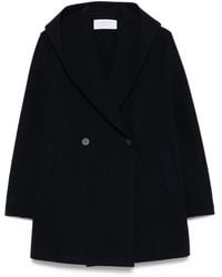 Harris Wharf London - Double-Breasted Wool Coat - Lyst