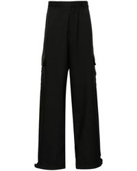 Off-White c/o Virgil Abloh - Off- Wide-Leg Cargo Trousers - Lyst
