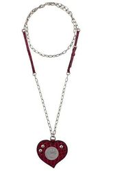 Prada Heart Charm Necklace - Multicolor