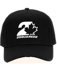 DSquared² - Appliqué-patch Slogan-embroidered Cap - Lyst