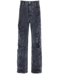 Dolce & Gabbana - Destroyed-effect Jeans - Lyst