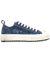 DSquared² - Berlin Fabric Low-Top Sneakers - Lyst