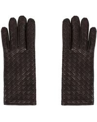 Bottega Veneta - Woven Leather Gloves - Lyst