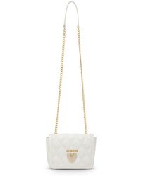 Love Moschino - Small Quilted Synthetic Leather Shoulder Bag - Lyst