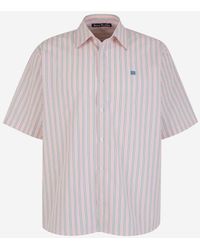 Acne Studios - Striped Cotton Shirt - Lyst