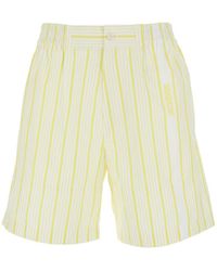 Jacquemus - Ìle Short Aloe' Cotton Striped Shorts - Lyst