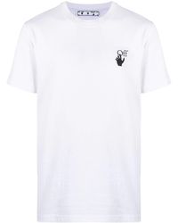 off white red t shirt