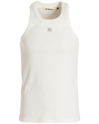 MISBHV - Logo Embroidery Tank Top Tops White - Lyst