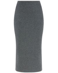 Tom Ford - Cashmere And Cotton Midi Skirt - Lyst