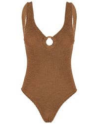 Hunza G - Light One-Piece Swimsuit With Ring - Lyst