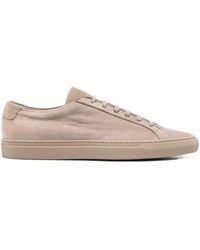 Common Projects - "Achilles Nubuck" Sneakers Shoes - Lyst