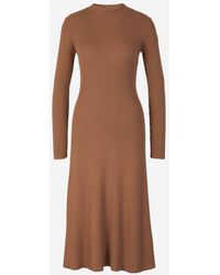 Moncler - Midi Knit Dress - Lyst
