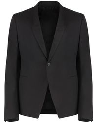 Rick Owens - Single-Breasted One Button Jacket - Lyst