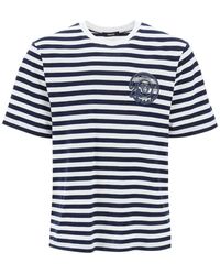 Versace - Nautical Stripe T Shirt - Lyst