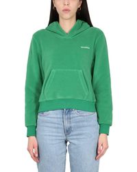 Sporty & Rich - Sweatshirt With Logo Embroidery - Lyst