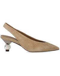 Weekend by Maxmara - Orma Beige Slingback Pump - Lyst