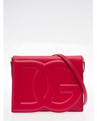 Dolce & Gabbana - Dg Logo Bag' Crossbody Bag In Leather - Lyst