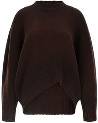 The Attico - Logo Embroidery Sweater - Lyst