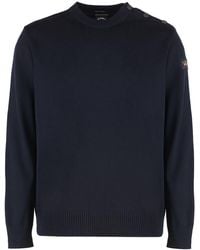 Paul & Shark - Virgin Wool Crew-Neck Sweater - Lyst