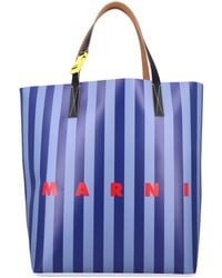 Marni - Striped Tribeca Shopping Bag - Lyst