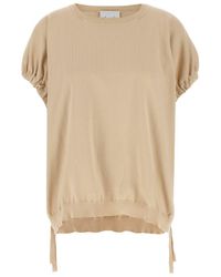 Nude - Knitted T-Shirt - Lyst