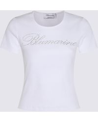 Blumarine - Cotton T-Shirt - Lyst